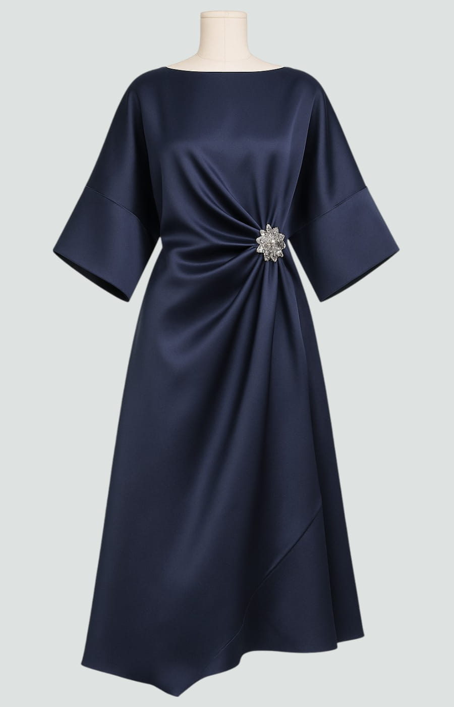 Elegant Long Dress Heather Grey