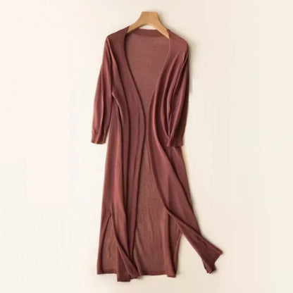 Women's Relaxed Fit Long Cardigan - Vonnera