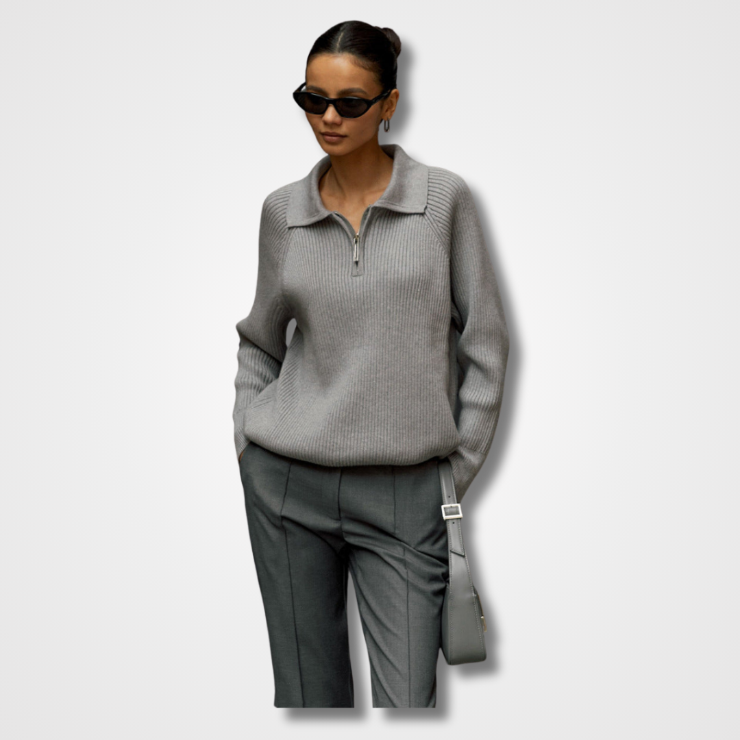 Women's Quarter Zip Sweater