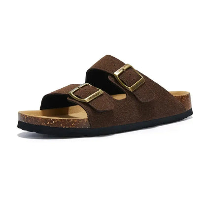 Non-Slip Cork Slippers for Women – Comfortable & Stylish