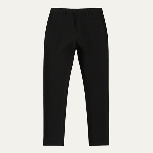 Men's Classic Chino Pants Black - Vonnera