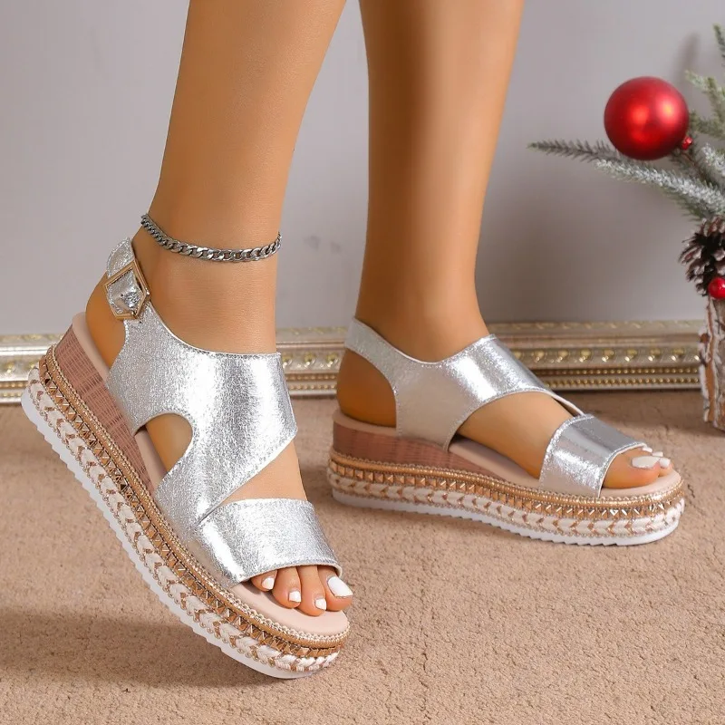 Women's Platform Open-Toe Sandals - Vonnera