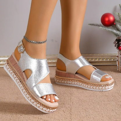 Women's Platform Open-Toe Sandals - Vonnera