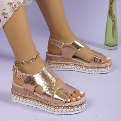 Women's Platform Open-Toe Sandals
