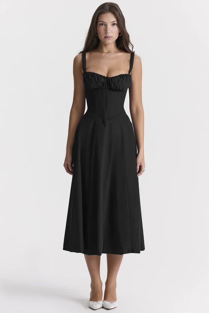 Women's Floral Shaping Waist Dress