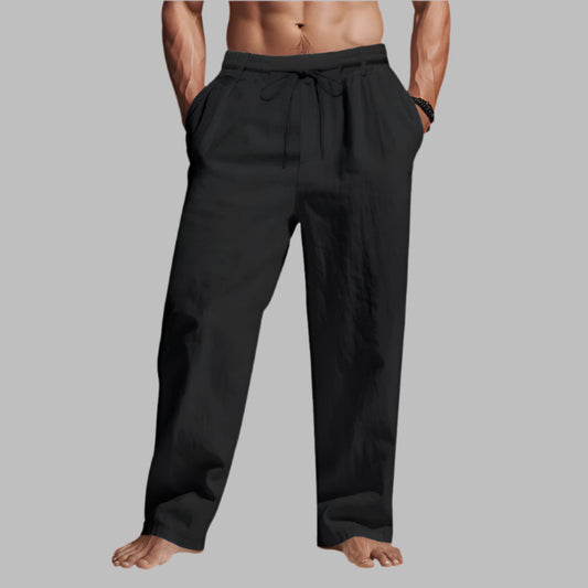 Men's Relaxed Fit Pants Adjustable Drawstring Waist - Vonnera