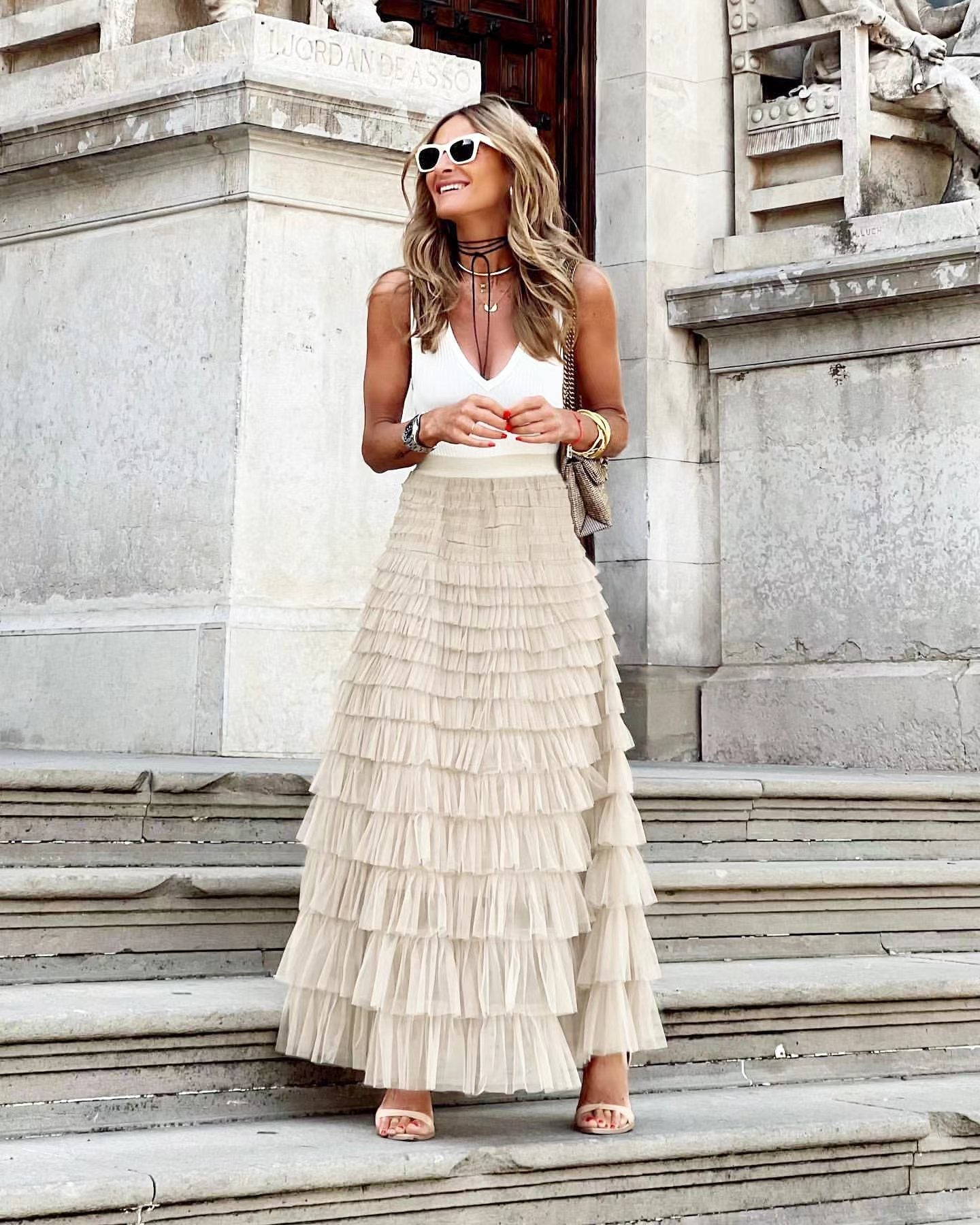 Women's Tulle Skirt Autumn