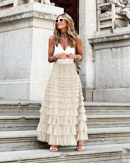 Women's Tulle Skirt Autumn