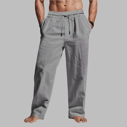 Men's Relaxed Fit Pants Adjustable Drawstring Waist