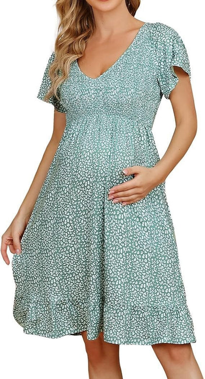 Women's Maternity Empire Waist Dress