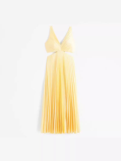 Women's V-Neck Maxi Dress Evening Wear