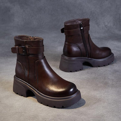 Women's Miliana Platform Ankle Boots - Vonnera