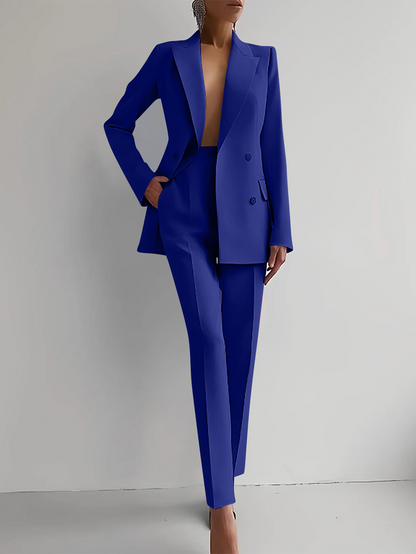 Women's Two-Piece Blazer Set Tailored Fit