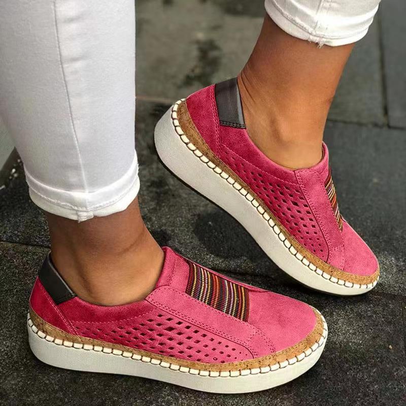 Women's Orthopedic Slip-On Sneakers Breathable Cushioned Casual - Vonnera