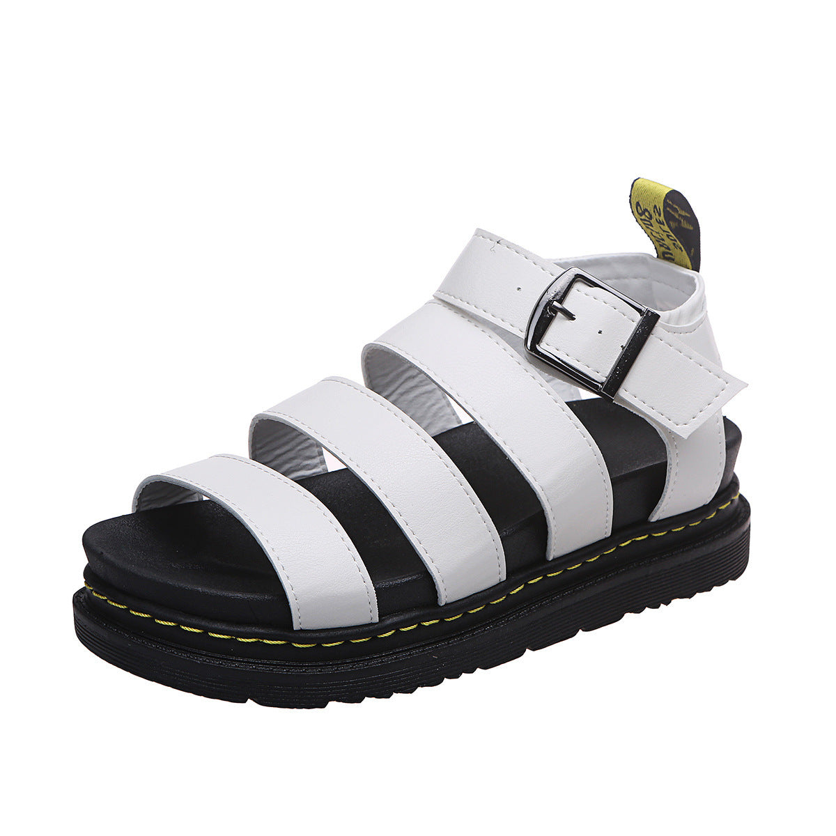 Women's Ankle Strap Sandals Triple Buckle