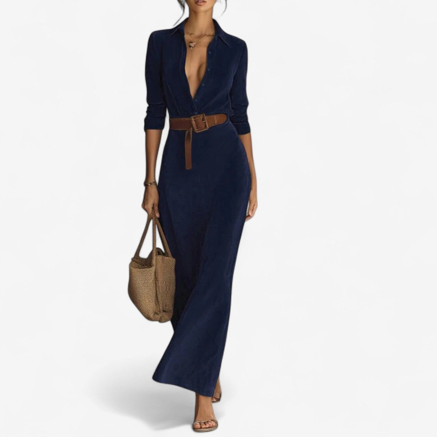 Women's Maxi Dress Minimalist Design