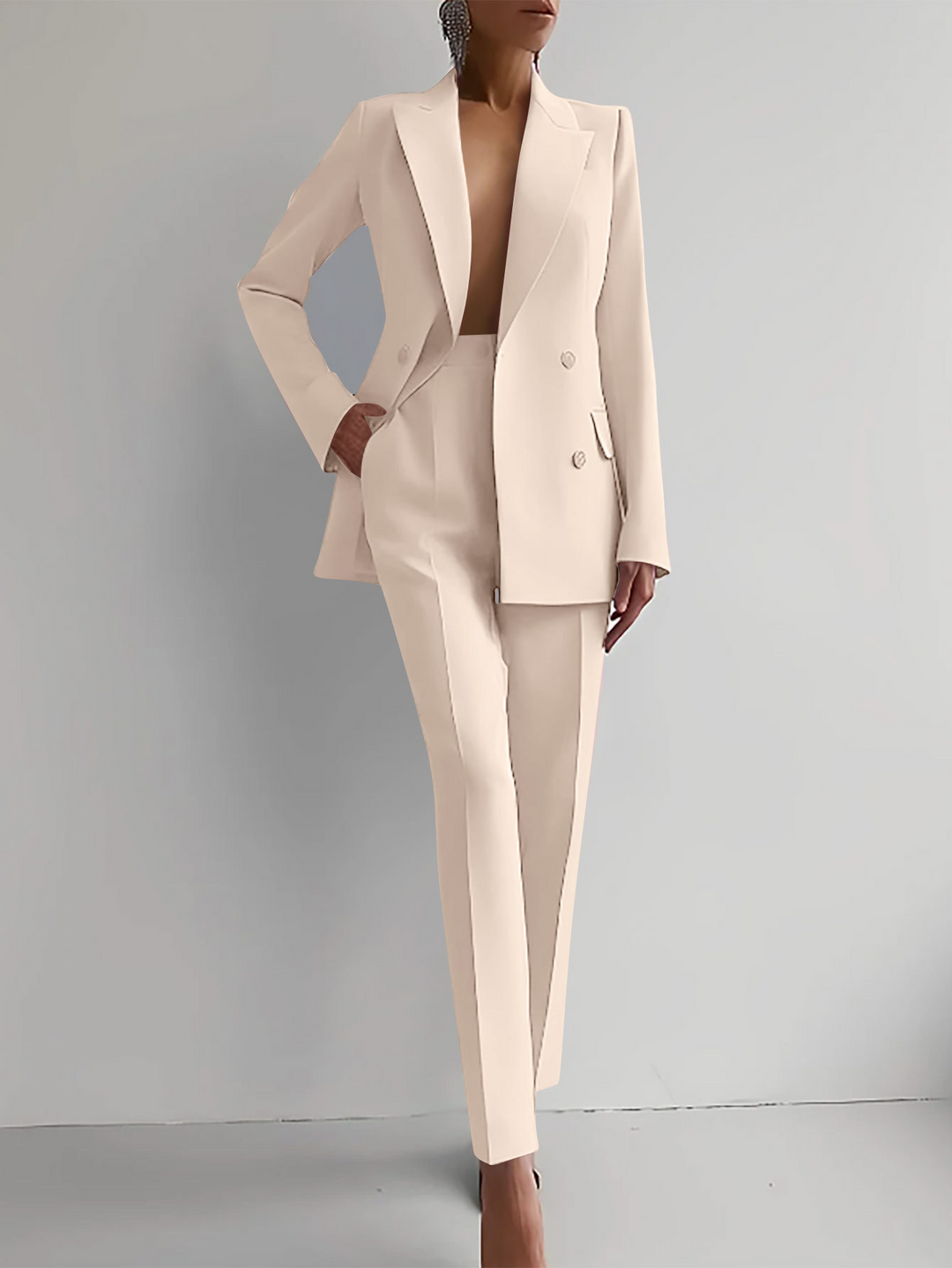 Women's Two-Piece Blazer Set Tailored Fit