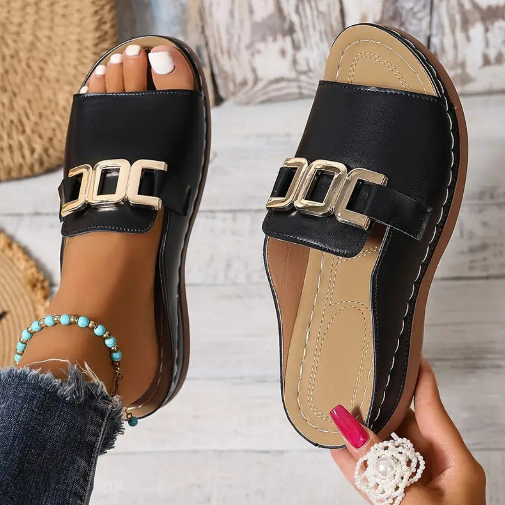 Women's Cushioned Wedge Sandals Open Toe - Vonnera