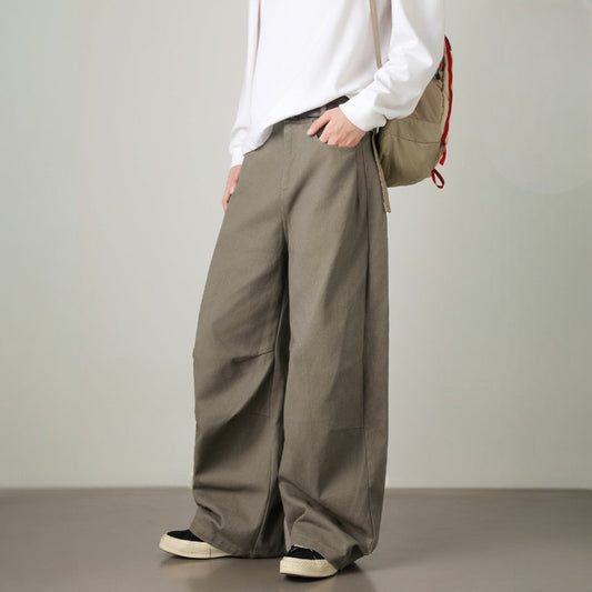Wide Leg Cotton Pants - Vonnera