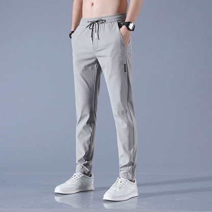 Men's Slim Fit Drawstring Trousers