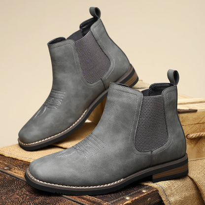 Men's Leather Chelsea Boots - Vonnera