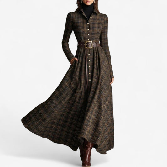 Women's Vintage Maxi Dress - Vonnera