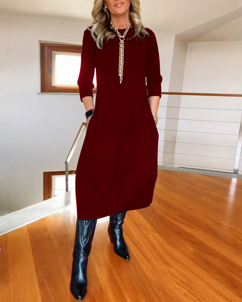Women's Relaxed Midi Dress