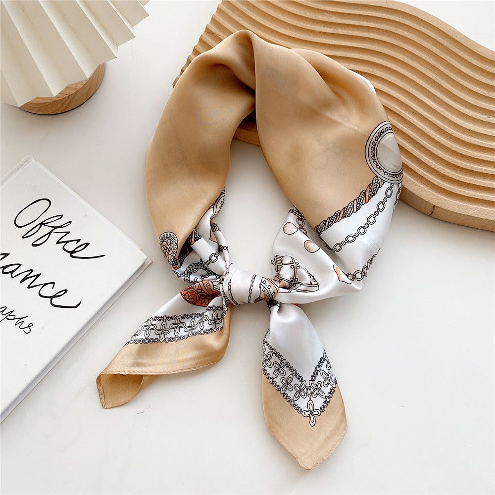 Women's Satin Printed Scarf - Vonnera