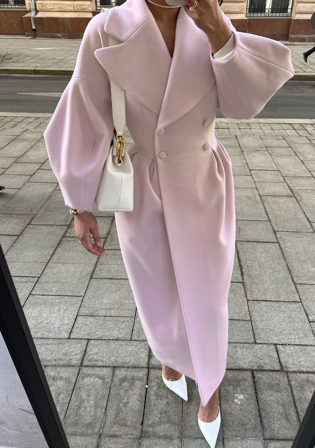 Women's Long Trench Coat Waterproof Elegant Outerwear