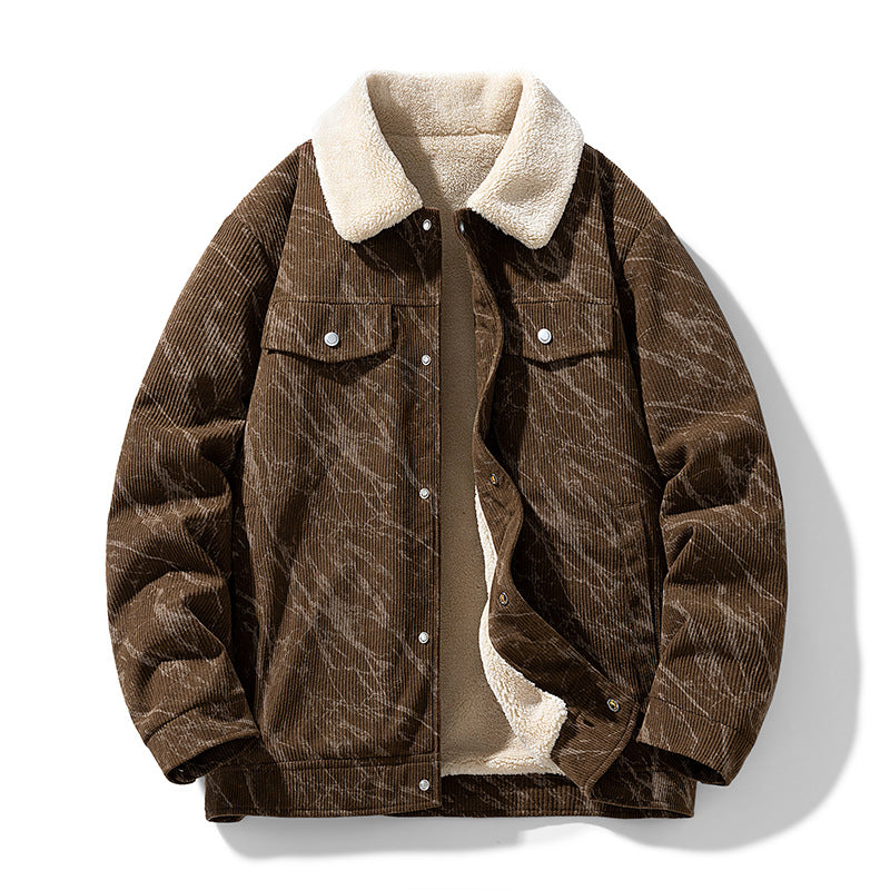 Carson Men's Sherpa Corduroy Jacket - Vonnera