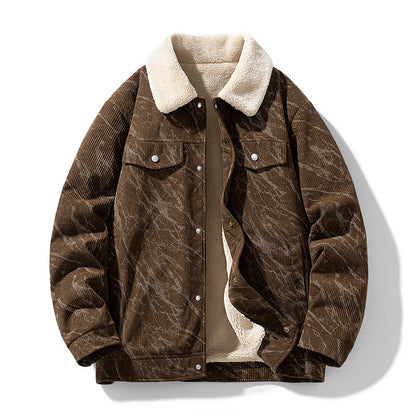 Carson Men's Sherpa Corduroy Jacket - Vonnera