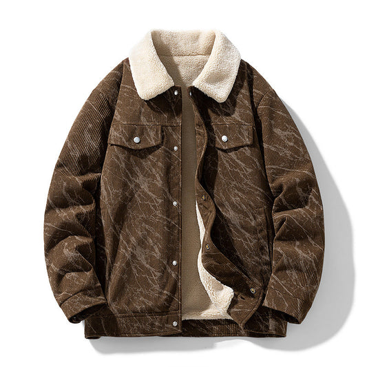 Carson Men's Sherpa Corduroy Jacket - Vonnera