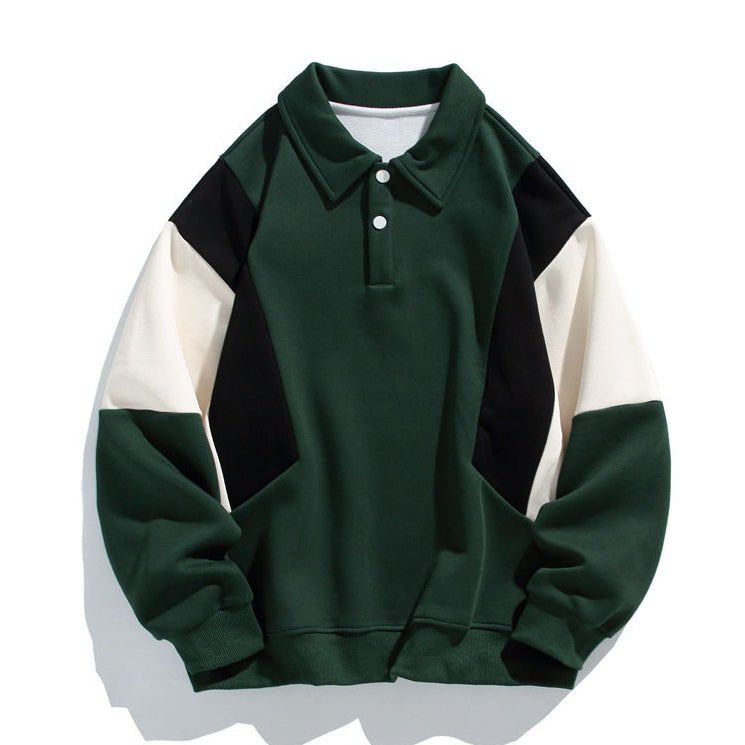 Men's Cotton Polo Sweatshirt - Vonnera