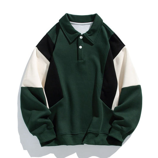 Men's Cotton Polo Sweatshirt - Vonnera