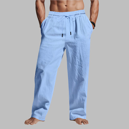 Men's Relaxed Fit Pants Adjustable Drawstring Waist