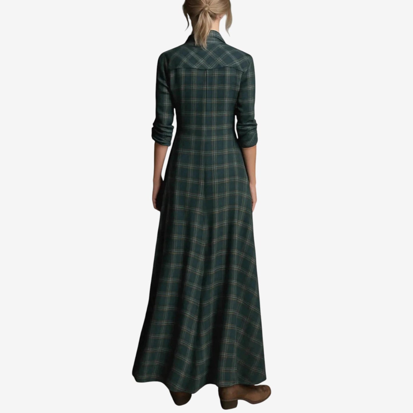 Women's Minimalist Collared Dress