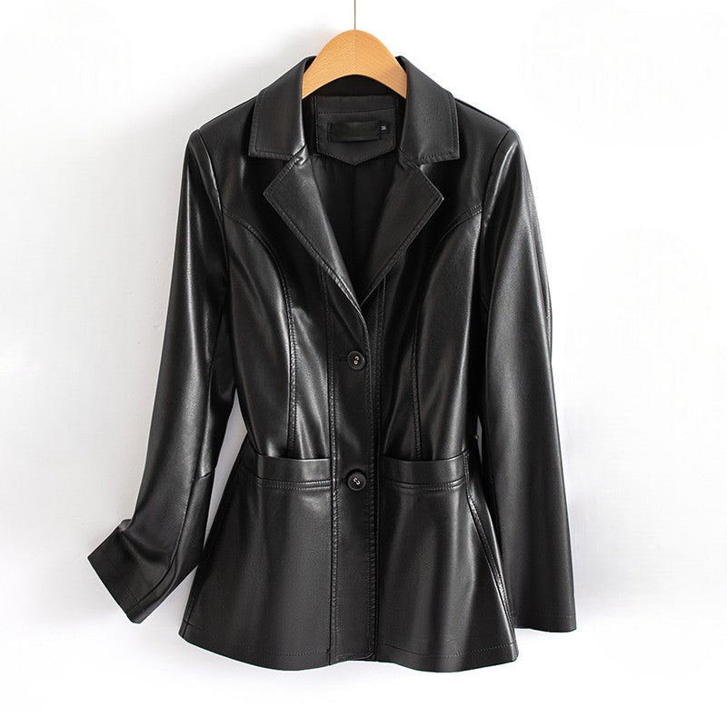 Women's Lambskin Leather Jacket - Vonnera