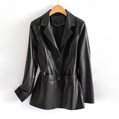 Women's Lambskin Leather Jacket - Vonnera