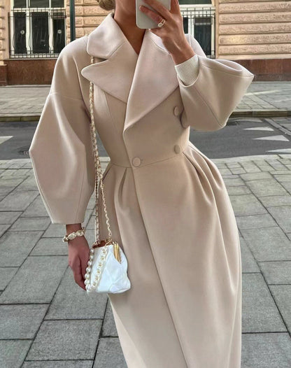 Women's Long Trench Coat Waterproof Elegant Outerwear