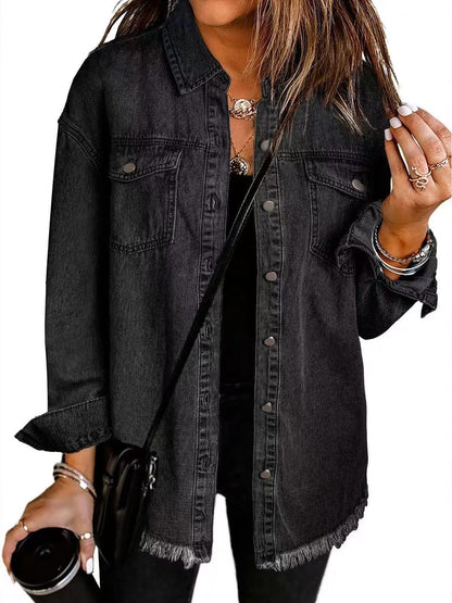 Women's Casual Button Down Jacket - Vonnera
