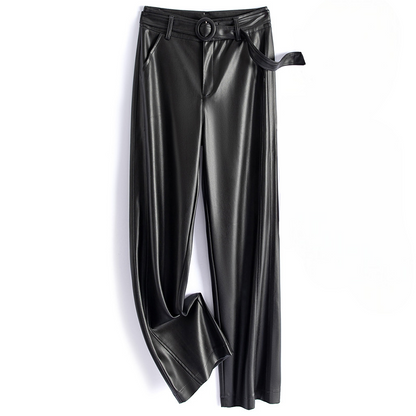Vivian Women's Sheepskin Leather Pants - Vonnera