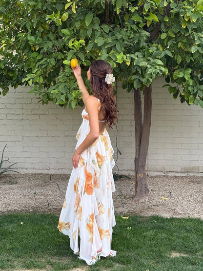 Elegant Women's Halter Maxi Dress