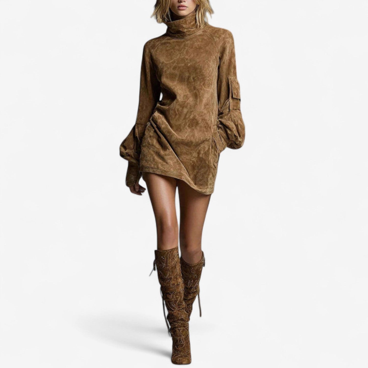 Women's Elegant Mini Dress - Vonnera