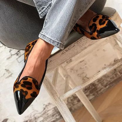 Women's Animal Print Flat Shoes