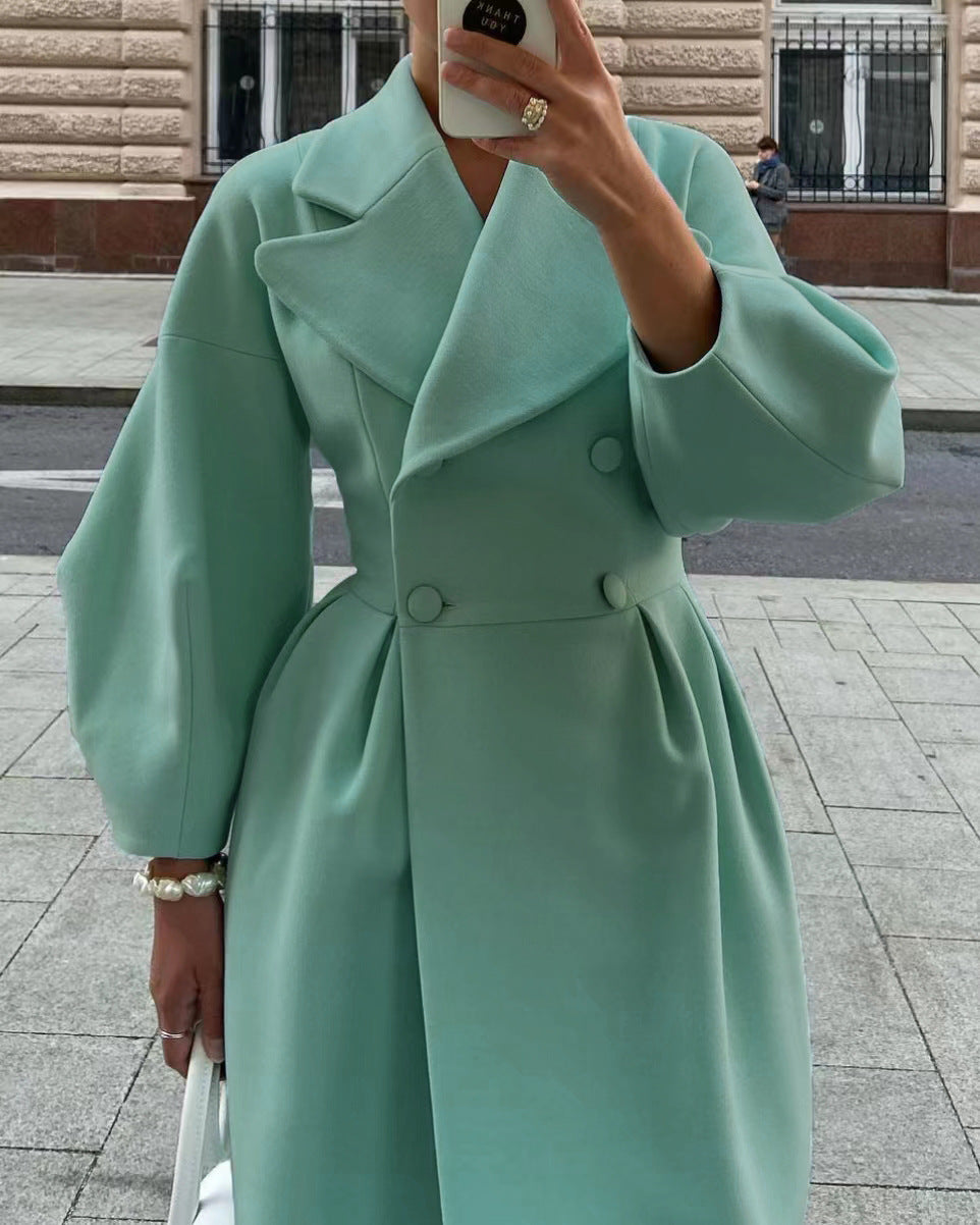 Women's Long Trench Coat Waterproof Elegant Outerwear