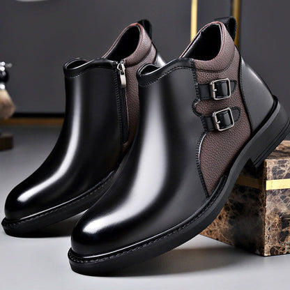 Mason Women's Leather Ankle Boots - Vonnera