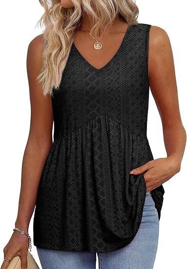 Women's Sleeveless V Neck Floral - Vonnera
