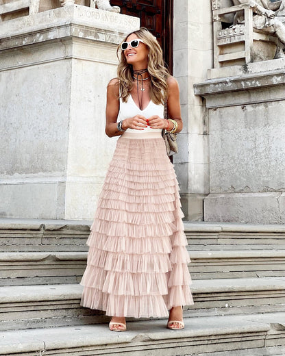 Women's Tulle Skirt Autumn