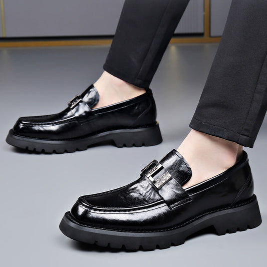 Kagen Men's Leather Loafers - Vonnera