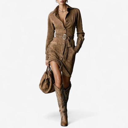 Women's Classic Elegant Winter Dress - Vonnera